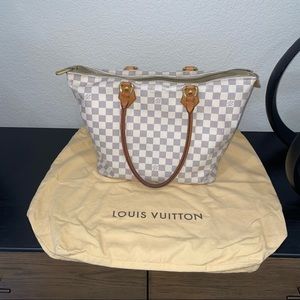Louis Vitton Damier Azur Saleya MM